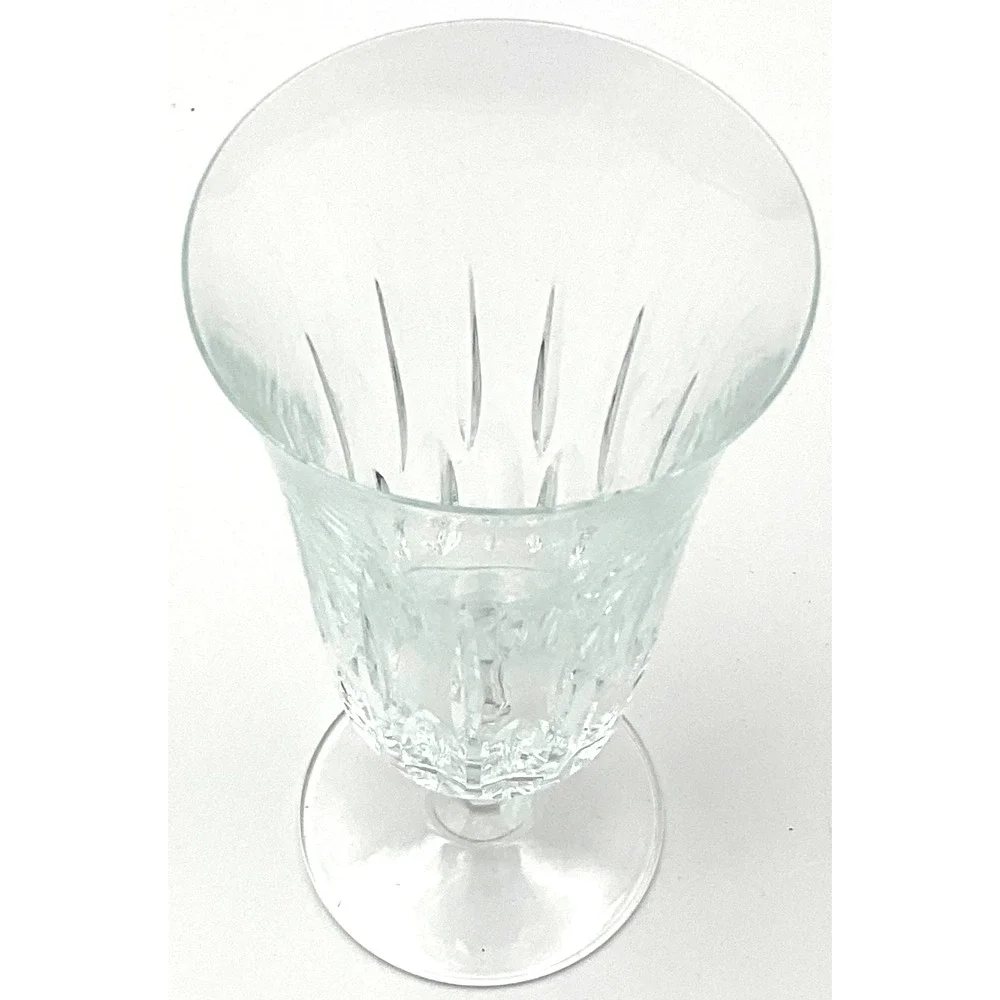 Mikasa Park Avenue Lead Crystal Iced Tea Glass Set of Four Brand New Vintage Set